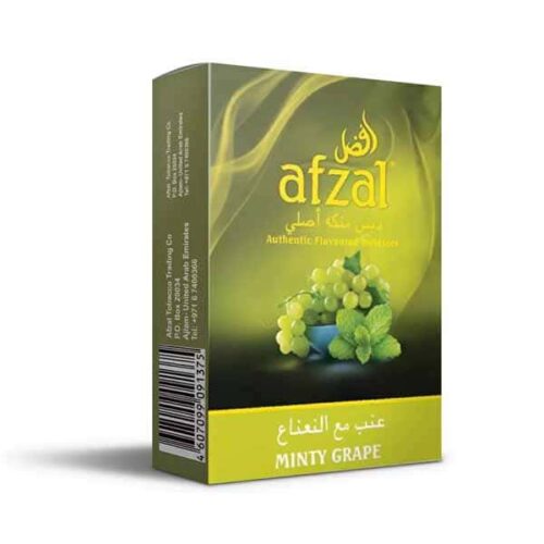 Afzal / Табак Afzal Minty Grape (Виноград с мятой), 40г [M] в ХукаГиперМаркете Т24