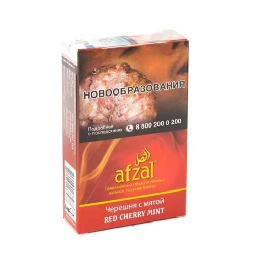 Afzal / Табак Afzal Red Cherry mint (Черешня со льдом), 40г [M] в ХукаГиперМаркете Т24