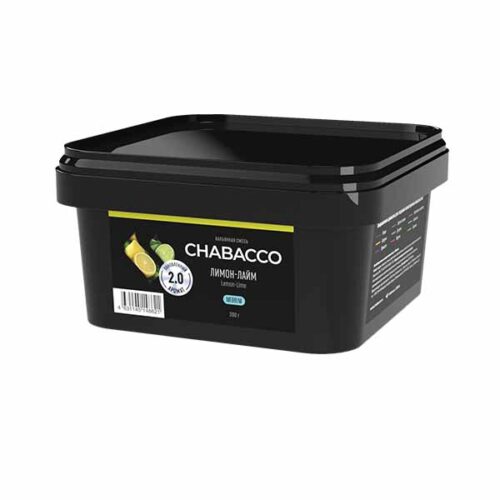 CHABACCO / Бестабачная смесь Chabacco Medium Lemon-Lime 2.0 (Лимон-Лайм), 200г в ХукаГиперМаркете Т24