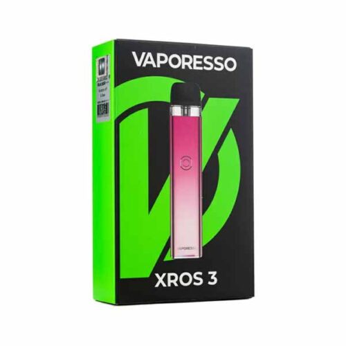 Vaporesso / Электронная сигарета Vaporesso XROS 3 1000mAh Rose Pink (многоразовая) в ХукаГиперМаркете Т24