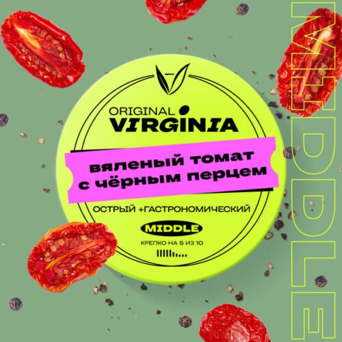 Original Virginia / Табак Original Virginia Middle Вяленый томат с чёрным перцем, 100г [M] в ХукаГиперМаркете Т24