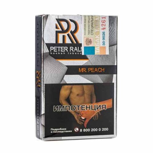 Peter Ralf / Табак Peter Ralf Mr. Peach, 50г [M] в ХукаГиперМаркете Т24