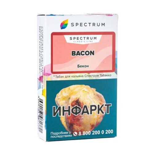 Spectrum / Табак Spectrum Classic Line Bacon, 40г [M] в ХукаГиперМаркете Т24