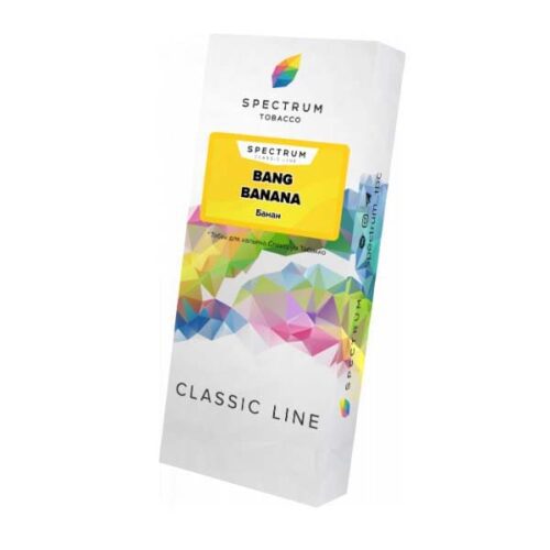 Spectrum / Табак Spectrum Classic Line Bang Banana, 100г [M] в ХукаГиперМаркете Т24