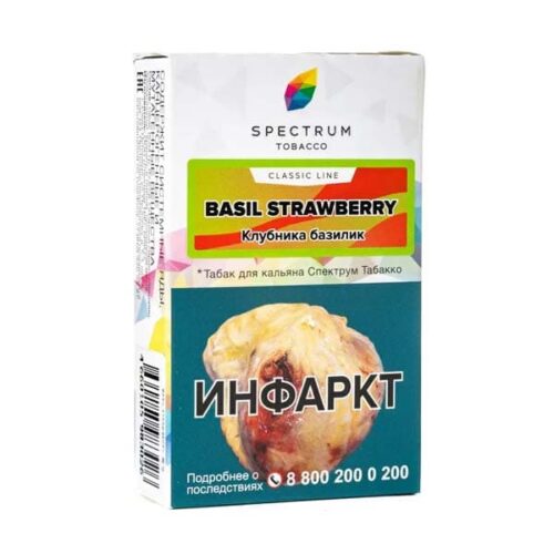 Spectrum / Табак Spectrum Classic Line Basil strawberry, 40г [M] в ХукаГиперМаркете Т24