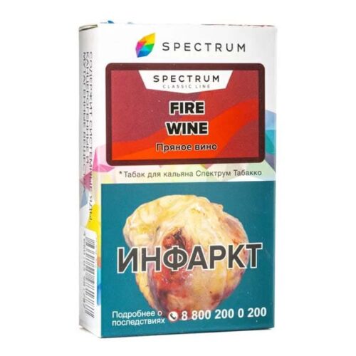 Spectrum / Табак Spectrum Classic Line Fire wine, 40г [M] в ХукаГиперМаркете Т24
