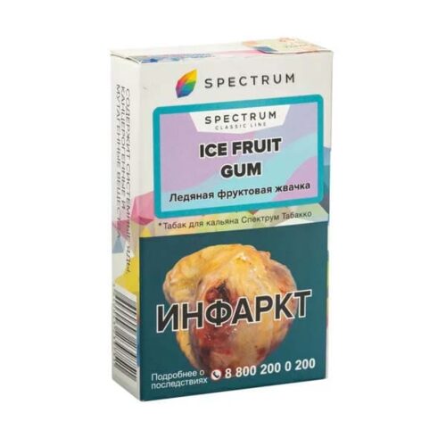 Spectrum / Табак Spectrum Classic Line Ice fruit gum , 40г [M] в ХукаГиперМаркете Т24