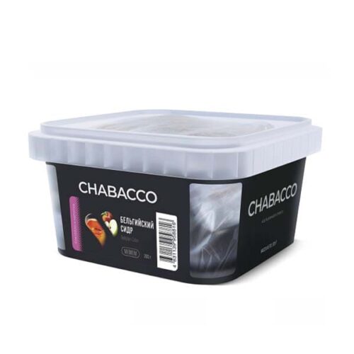 CHABACCO / Бестабачная смесь Chabacco Medium Belgian Cider (Бельгийский сидр), 200г в ХукаГиперМаркете Т24