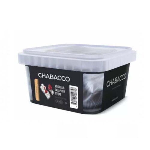 CHABACCO / Бестабачная смесь Chabacco Medium Cranberries in powdered sugar, 200г в ХукаГиперМаркете Т24