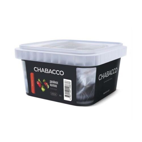 CHABACCO / Бестабачная смесь Chabacco Medium Double Apple (Двойное Яблоко), 200г в ХукаГиперМаркете Т24