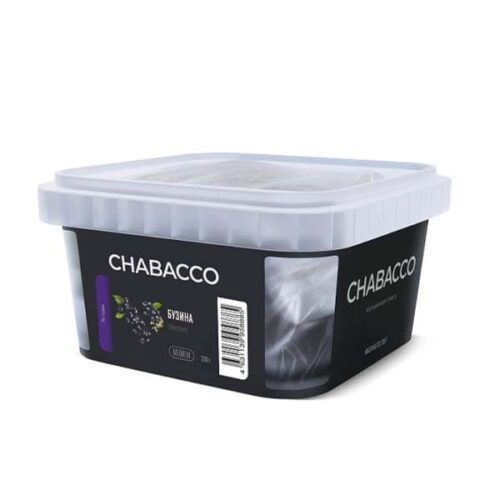 CHABACCO / Бестабачная смесь Chabacco Medium Elderberry (Бузина), 200г в ХукаГиперМаркете Т24