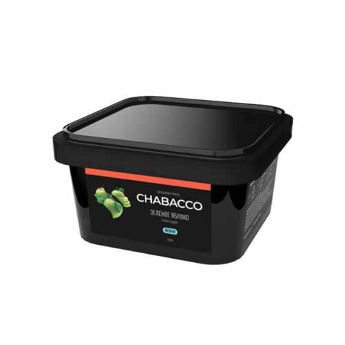 CHABACCO / Бестабачная смесь Chabacco Medium Green Apple, 200г в ХукаГиперМаркете Т24