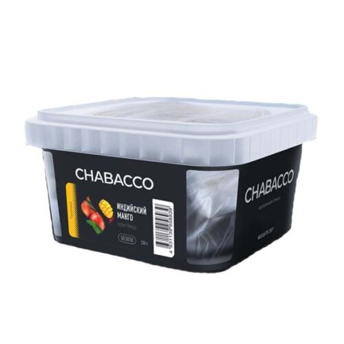 CHABACCO / Бестабачная смесь Chabacco Medium Indian Mango (Индийский манго), 200г в ХукаГиперМаркете Т24