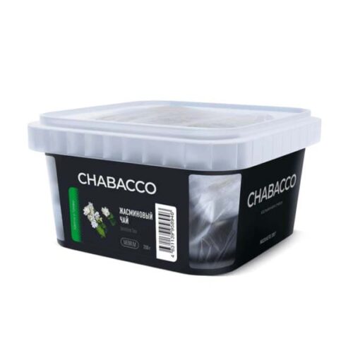 CHABACCO / Бестабачная смесь Chabacco Medium Jasmine Tea (Жасминовый чай), 200г в ХукаГиперМаркете Т24