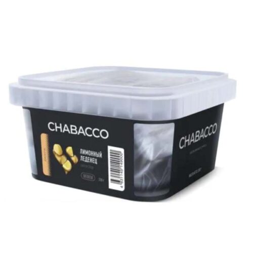 CHABACCO / Бестабачная смесь Chabacco Medium Lemon drop (Лимонный леденец), 200г в ХукаГиперМаркете Т24