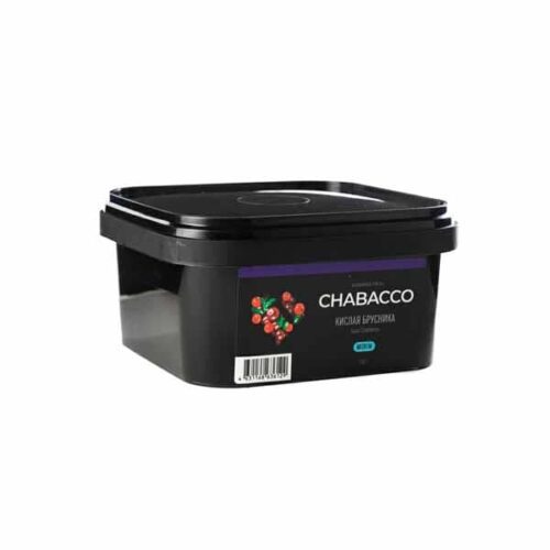 CHABACCO / Бестабачная смесь Chabacco Medium Sour Cowberry, 200г в ХукаГиперМаркете Т24