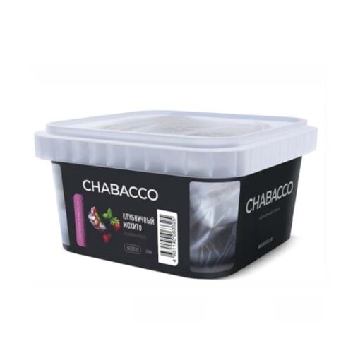 CHABACCO / Бестабачная смесь Chabacco Medium Strawberry Mojito (Клубничный Мохито), 200г в ХукаГиперМаркете Т24