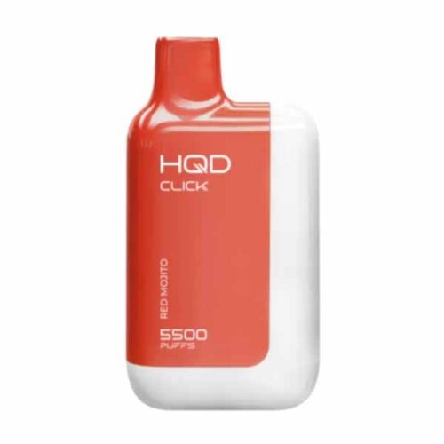 HQD / Электронная сигарета HQD Click + картридж Красный мохито (5500 затяжек, одноразовая) в ХукаГиперМаркете Т24