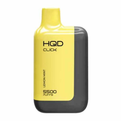 HQD / Электронная сигарета HQD Click + картридж Лимон мята (5500 затяжек, одноразовая) в ХукаГиперМаркете Т24