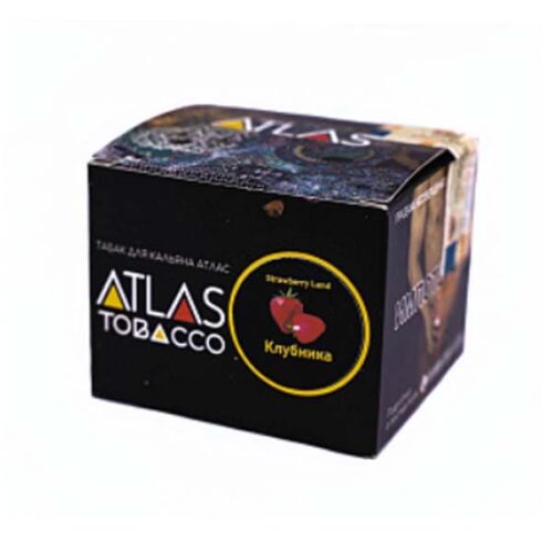 Atlas / Табак Atlas Strawberry Land, 100г [M] в ХукаГиперМаркете Т24