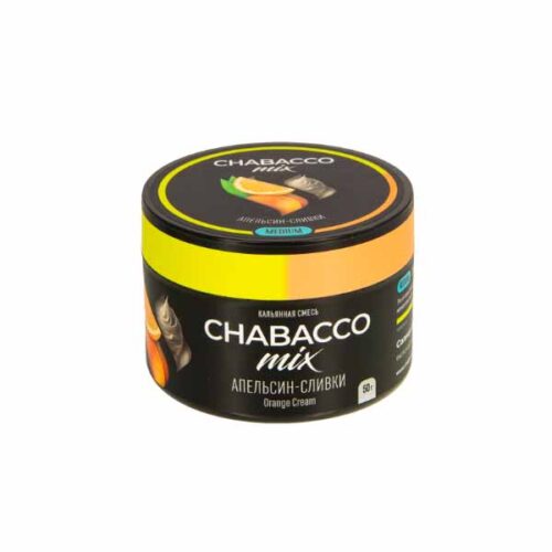CHABACCO / Бестабачная смесь Chabacco Mix Medium Orange Cream, 50г [M] в ХукаГиперМаркете Т24