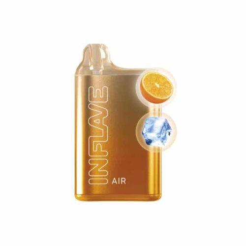 Inflave / Электронная сигарета Inflave Air Холодный апельсин (6000 затяжек, одноразовая) в ХукаГиперМаркете Т24