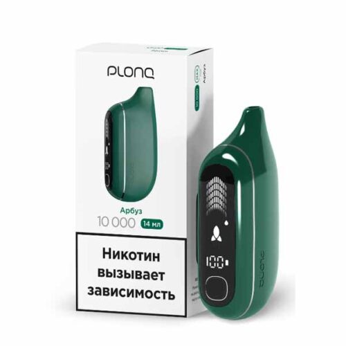 Plonq / Электронная сигарета Plonq Max Pro Арбуз (10000 затяжек, одноразовая) в ХукаГиперМаркете Т24