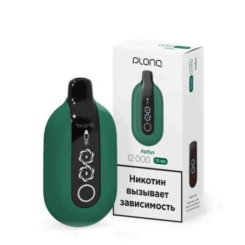 Plonq / Электронная сигарета Plonq Ultra Арбуз (12000 затяжек, одноразовая) в ХукаГиперМаркете Т24
