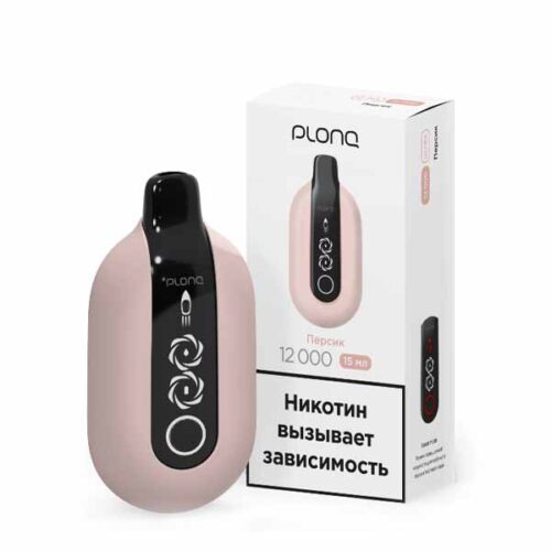 Plonq / Электронная сигарета Plonq Ultra Персик (12000 затяжек, одноразовая) в ХукаГиперМаркете Т24