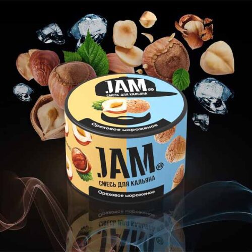 Jam / Бестабачная смесь Jam Ореховое мороженое, 50г в ХукаГиперМаркете Т24