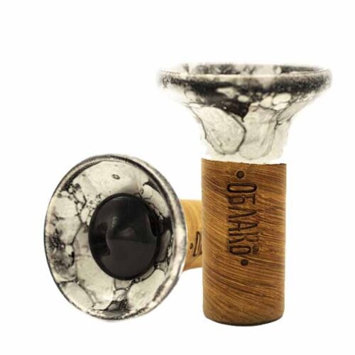 Облако / Чаша Oblako Flow black on white-black marble в ХукаГиперМаркете Т24