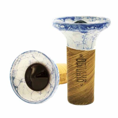 Облако / Чаша Oblako Flow black on white-blue marble в ХукаГиперМаркете Т24