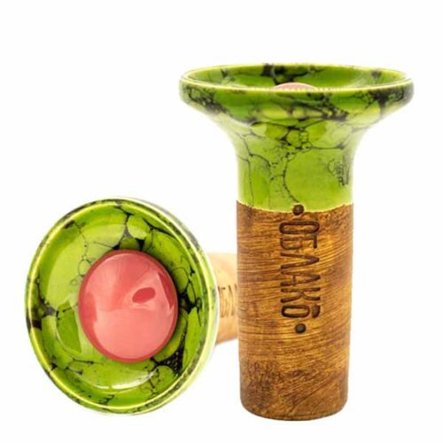 Облако / Чаша Oblako Flow crimson on light green-black marble в ХукаГиперМаркете Т24