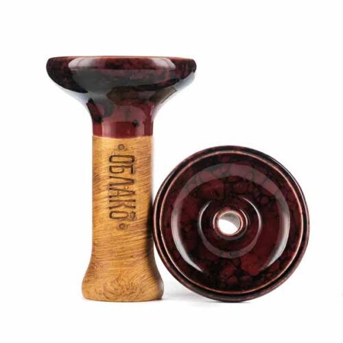 Облако / Чаша Oblako Phunnel M Glaze Top #148 (черно-розовый мрамор) в ХукаГиперМаркете Т24
