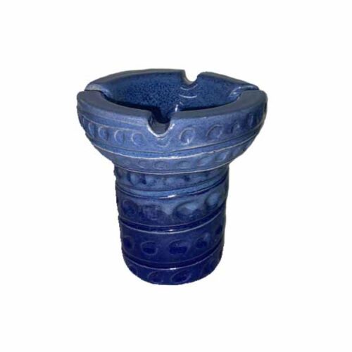 Vintage / Чаша Vintage Glaze Nargilia form синяя (с насечками) в ХукаГиперМаркете Т24