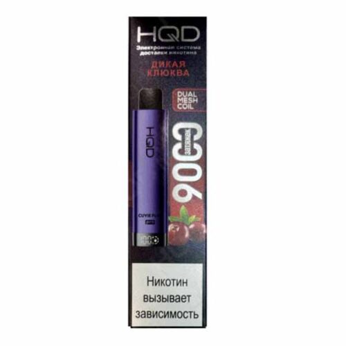 HQD / Электронная сигарета HQD Cuvie Plus Pro Дикая клюква (9000 затяжек, одноразовая) в ХукаГиперМаркете Т24