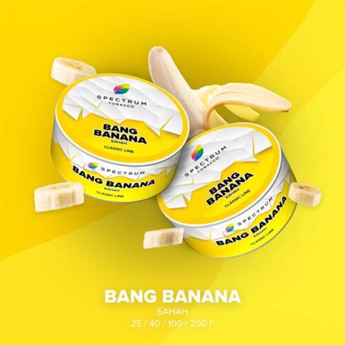 Spectrum / Табак Spectrum Classic Line Bang banana, 200г [M] в ХукаГиперМаркете Т24