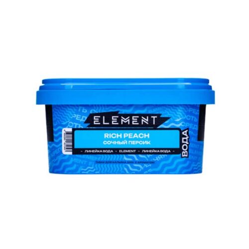 Element / Табак Element Вода Rich Peach, 200г [M] в ХукаГиперМаркете Т24