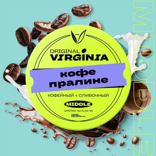 Original Virginia / Табак Original Virginia Middle Кофе пралине, 100г [M] в ХукаГиперМаркете Т24